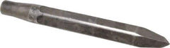 Made in USA - 10" OAL, Rivet Cutter Chisel - Round Drive, Round Shank, Alloy Steel - Apex Tool & Supply