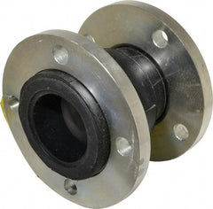 Unisource Mfg. - 3" Pipe, Neoprene Single Arch Pipe Expansion Joint - 6" Long, 3/8" Extension, 1/2" Compression, 225 Max psi, Flanged - Apex Tool & Supply