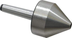 Interstate - MT2 Taper Shank, 2.48" Head Diam Live Center - 2.48" Head Length, 0.46" Point Diam, 1.42" Point Len, 396.83 Lb Max Workpc, 5.35" OAL, Bull Nose Point - Apex Tool & Supply