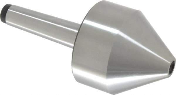 Interstate - MT3 Taper Shank, 3.07" Head Diam Live Center - 3.03" Head Length, 0.71" Point Diam, 1.65" Point Len, 396.83 Lb Max Workpc, 6.77" OAL, Bull Nose Point - Apex Tool & Supply