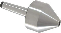 Interstate - MT3 Taper Shank, 3.07" Head Diam Live Center - 3.03" Head Length, 0.71" Point Diam, 1.65" Point Len, 396.83 Lb Max Workpc, 6.77" OAL, Bull Nose Point - Apex Tool & Supply