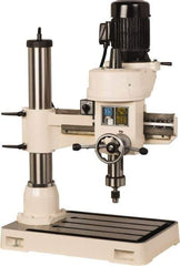 Vectrax - 38-1/2" Swing, Step Pulley Drill Press - 5 Speed, 1-1/2 hp, Single Phase - Apex Tool & Supply