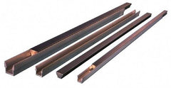 Mitee-Bite - 20" OAL 2" Width, Steel, Wedge Clamp Stock - Wedge Shaped - Apex Tool & Supply