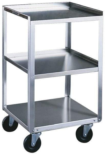 Made in USA - 17-1/8 Inches Wide x 33 Inches High x 18-3/4 Inches Deep Portable Mobile Equipment Stand - 500 Lbs. Load Capacity, 10-3/4 Inch Shelf Clearance - Apex Tool & Supply