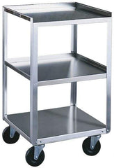 Made in USA - 17-1/8 Inches Wide x 33 Inches High x 18-3/4 Inches Deep Portable Mobile Equipment Stand - 500 Lbs. Load Capacity, 10-3/4 Inch Shelf Clearance - Apex Tool & Supply