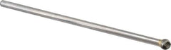Atrax - 3/8" Cut Diam, 1/4" Shank Diam, Ball Head Single Cut Burr - Carbide, Radius End, 5/16" LOC, 6-5/16" OAL - Apex Tool & Supply