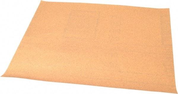 3M - 120 Grit, Garnet Sanding Sheet - 11" Long x 9" Wide, Fine Grade, C Weighted Paper Backing - Apex Tool & Supply