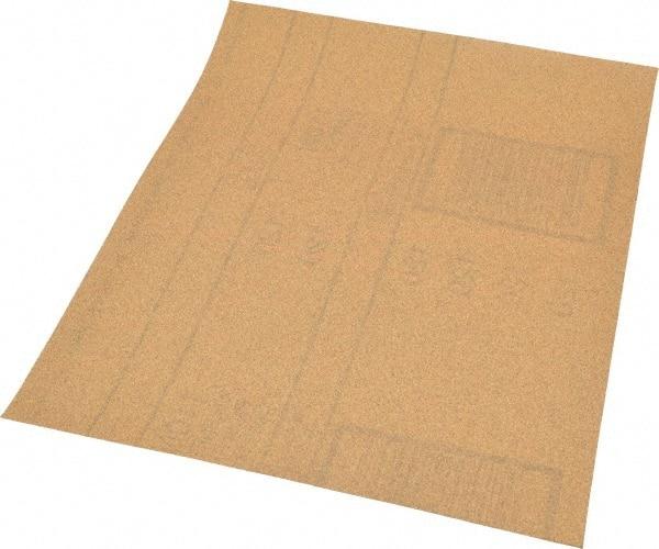 3M - 120 Grit, Garnet Sanding Sheet - 11" Long x 9" Wide, Fine Grade, A Weighted Paper Backing - Apex Tool & Supply