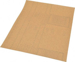 3M - 120 Grit, Garnet Sanding Sheet - 11" Long x 9" Wide, Fine Grade, A Weighted Paper Backing - Apex Tool & Supply