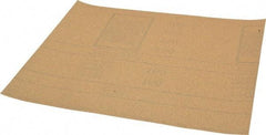 3M - 150 Grit, Garnet Sanding Sheet - 11" Long x 9" Wide, Very Fine Grade, A Weighted Paper Backing - Apex Tool & Supply