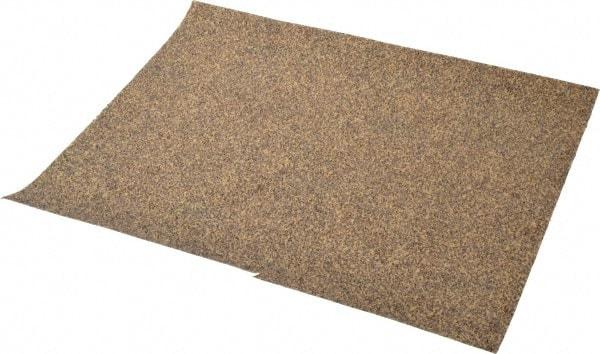 3M - 36 Grit, Aluminum Oxide Sanding Sheet - 11" Long x 9" Wide, Very Coarse Grade, D Weighted Paper Backing - Apex Tool & Supply