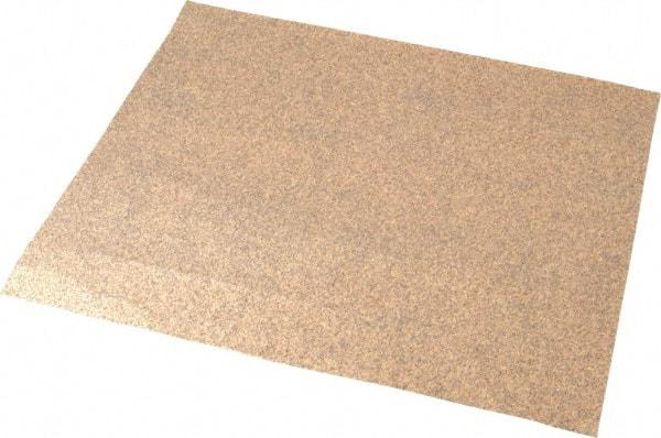 3M - 50 Grit, Aluminum Oxide Sanding Sheet - 11" Long x 9" Wide, Coarse Grade, D Weighted Paper Backing - Apex Tool & Supply