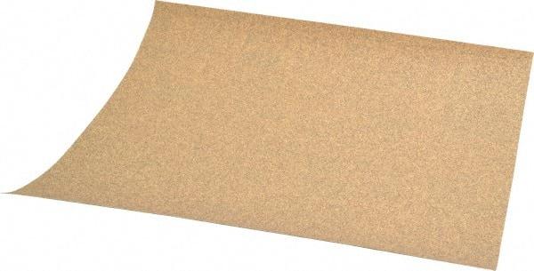 3M - 80 Grit, Aluminum Oxide Sanding Sheet - 11" Long x 9" Wide, Medium Grade, D Weighted Paper Backing - Apex Tool & Supply
