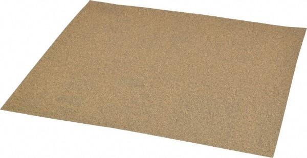 3M - 100 Grit, Aluminum Oxide Sanding Sheet - 11" Long x 9" Wide, Fine Grade, C Weighted Paper Backing - Apex Tool & Supply