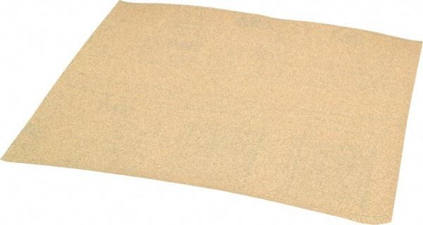 3M - 120 Grit, Aluminum Oxide Sanding Sheet - 11" Long x 9" Wide, Fine Grade, C Weighted Paper Backing - Apex Tool & Supply