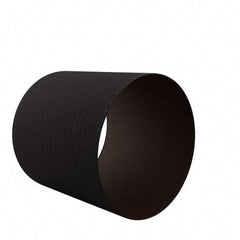 Made in USA - 80 Grit Aluminum Oxide Coated Spiral Band - 1-1/2" Diam x 1-1/2" Wide, Medium Grade - Apex Tool & Supply