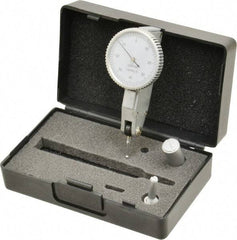 Value Collection - 0.008 Inch Range, 0.0001 Inch Dial Graduation, Horizontal Dial Test Indicator - 1.26 Inch White Dial, 0-40-0 Dial Reading - Apex Tool & Supply