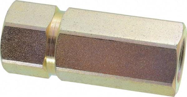 Parker - 1/2 Thread Steel Hydraulic Hose Check - 5,000 psi, 12 GPM - Apex Tool & Supply