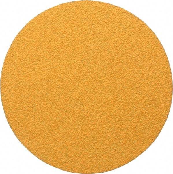 Made in USA - 5" Diam, 40 Grit, Aluminum Oxide Hook & Loop Disc - Coarse Grade, Coated, E Weight Paper Backing, - Apex Tool & Supply