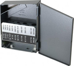 Huot - #4-40 to 5/8-11 Tap Storage - 3-1/4" Wide x 4-1/2" Deep x 1" High, Steel - Apex Tool & Supply
