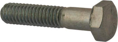 Made in USA - 5/16-18 UNC, 1-1/2" Length Under Head Hex Head Cap Screw - Partially Threaded, Grade 5 Steel, Zinc-Plated Finish, 1/2" Hex - Apex Tool & Supply