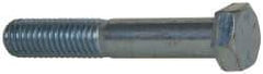 Made in USA - 1/2-13 UNC, 3" Length Under Head Hex Head Cap Screw - Partially Threaded, Grade 5 Steel, Zinc-Plated Finish, 3/4" Hex - Apex Tool & Supply