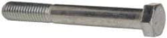 Value Collection - 1/2-13 UNC, 4" Length Under Head Hex Head Cap Screw - Partially Threaded, Grade 5 Steel, Zinc-Plated Finish, 3/4" Hex - Apex Tool & Supply
