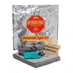 Brady SPC Sorbents - 7 Gal Capacity Universal Spill Kit - Foil - Apex Tool & Supply