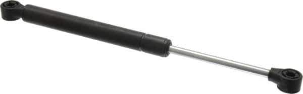 Value Collection - 0.32" Rod Diam, 0.75" Tube Diam, 20 Lb Capacity, Fixed Force Gas Spring - 11.9" Extended Length, 3.5" Stroke Length, Plastic Ball Socket, Black Nitride Piston - Apex Tool & Supply