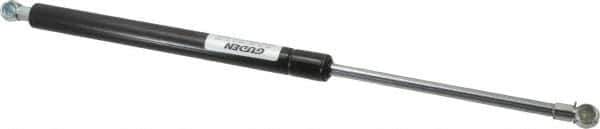 Value Collection - 0.32" Rod Diam, 0.75" Tube Diam, 60 Lb Capacity, Fixed Force Gas Spring - 15.25" Extended Length, 5" Stroke Length, Metal Socket, Black Nitride Piston - Apex Tool & Supply