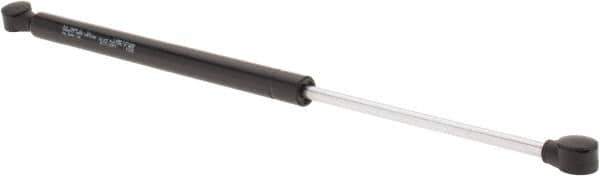 Value Collection - 0.32" Rod Diam, 0.75" Tube Diam, 20 Lb Capacity, Fixed Force Gas Spring - 17" Extended Length, 6" Stroke Length, Plastic Ball Socket, Black Nitride Piston - Apex Tool & Supply