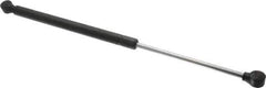 Value Collection - 0.32" Rod Diam, 0.75" Tube Diam, 60 Lb Capacity, Fixed Force Gas Spring - 17" Extended Length, 6" Stroke Length, Plastic Ball Socket, Black Nitride Piston - Apex Tool & Supply