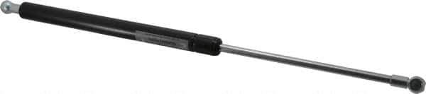 Value Collection - 0.32" Rod Diam, 0.75" Tube Diam, 120 Lb Capacity, Fixed Force Gas Spring - 17" Extended Length, 6" Stroke Length, Metal Socket, Black Nitride Piston - Apex Tool & Supply