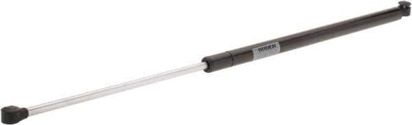 Value Collection - 0.39" Rod Diam, 0.87" Tube Diam, 100 Lb Capacity, Fixed Force Gas Spring - 27.8" Extended Length, 10" Stroke Length, Plastic Ball Socket, Black Nitride Piston - Apex Tool & Supply