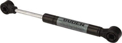 Value Collection - 0.24" Rod Diam, 0.59" Tube Diam, 20 Lb Capacity, Fixed Force Gas Spring - 7.5" Extended Length, 2" Stroke Length, Plastic Ball Socket, Black Nitride Piston - Apex Tool & Supply