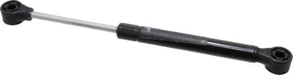 Value Collection - 0.24" Rod Diam, 0.59" Tube Diam, 40 Lb Capacity, Fixed Force Gas Spring - 9.6" Extended Length, 3.15" Stroke Length, Plastic Ball Socket, Black Nitride Piston - Apex Tool & Supply