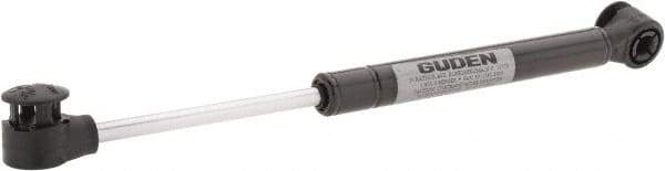 Value Collection - 0.24" Rod Diam, 0.59" Tube Diam, 60 Lb Capacity, Fixed Force Gas Spring - 9.6" Extended Length, 3.15" Stroke Length, Plastic Ball Socket, Black Nitride Piston - Apex Tool & Supply