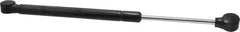 Value Collection - 0.24" Rod Diam, 0.59" Tube Diam, 40 Lb Capacity, Fixed Force Gas Spring - 12" Extended Length, 3.5" Stroke Length, Plastic Ball Socket, Black Nitride Piston - Apex Tool & Supply