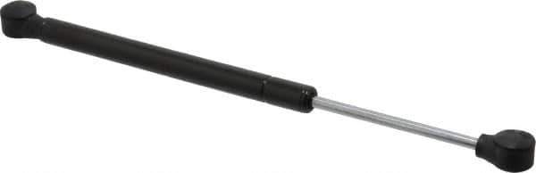 Value Collection - 0.24" Rod Diam, 0.59" Tube Diam, 80 Lb Capacity, Fixed Force Gas Spring - 12" Extended Length, 3.5" Stroke Length, Plastic Ball Socket, Black Nitride Piston - Apex Tool & Supply