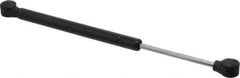 Value Collection - 0.24" Rod Diam, 0.59" Tube Diam, 80 Lb Capacity, Fixed Force Gas Spring - 12" Extended Length, 3.5" Stroke Length, Plastic Ball Socket, Black Nitride Piston - Apex Tool & Supply