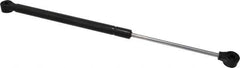Value Collection - 0.24" Rod Diam, 0.59" Tube Diam, 20 Lb Capacity, Fixed Force Gas Spring - 14.5" Extended Length, 5" Stroke Length, Plastic Ball Socket, Black Nitride Piston - Apex Tool & Supply