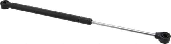 Value Collection - 0.24" Rod Diam, 0.59" Tube Diam, 40 Lb Capacity, Fixed Force Gas Spring - 14.5" Extended Length, 5" Stroke Length, Plastic Ball Socket, Black Nitride Piston - Apex Tool & Supply