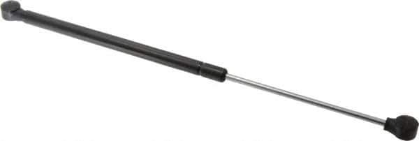 Value Collection - 0.24" Rod Diam, 0.59" Tube Diam, 20 Lb Capacity, Fixed Force Gas Spring - 17.19" Extended Length, 6.18" Stroke Length, Plastic Ball Socket, Black Nitride Piston - Apex Tool & Supply