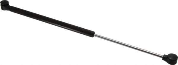 Value Collection - 0.24" Rod Diam, 0.59" Tube Diam, 60 Lb Capacity, Fixed Force Gas Spring - 17.19" Extended Length, 6.18" Stroke Length, Plastic Ball Socket, Black Nitride Piston - Apex Tool & Supply