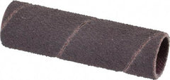 Made in USA - 80 Grit Aluminum Oxide Coated Spiral Band - 1/2" Diam x 2" Wide, Medium Grade - Apex Tool & Supply