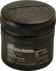 Eaton Cutler-Hammer - Incandescent Lamp, Flashing and Steady, Stackable Tower Light Base Unit - 24 VAC/VDC, IP65 Ingress Rating, 4, 13, 4X NEMA Rated, Base Mount - Apex Tool & Supply