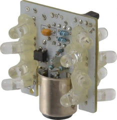 Eaton Cutler-Hammer - LED Lamp, Red, Steady, Stackable Tower Light Module - 24 VAC/VDC, 47 Milliamp, IP65 Ingress Rating, 4, 13, 4X NEMA Rated, Base Mount - Apex Tool & Supply