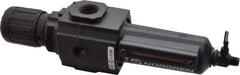 Norgren - 1/2" NPT Port Intermediate 1 Piece Filter/Regulator FRL Unit - Metal Bowl, 123 SCFM, 250 Max psi, 9.95" High x 2.68" Long, Manual Drain - Apex Tool & Supply