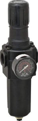 Norgren - 3/4" NPT Port Standard 1 Piece Filter/Regulator FRL Unit - Metal Bowl, 212 SCFM, 250 Max psi, 11.93" High x 3.15" Long, Automatic Drain - Apex Tool & Supply