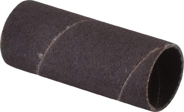 Made in USA - 120 Grit Aluminum Oxide Coated Spiral Band - 3/4" Diam x 2" Wide, Fine Grade - Apex Tool & Supply